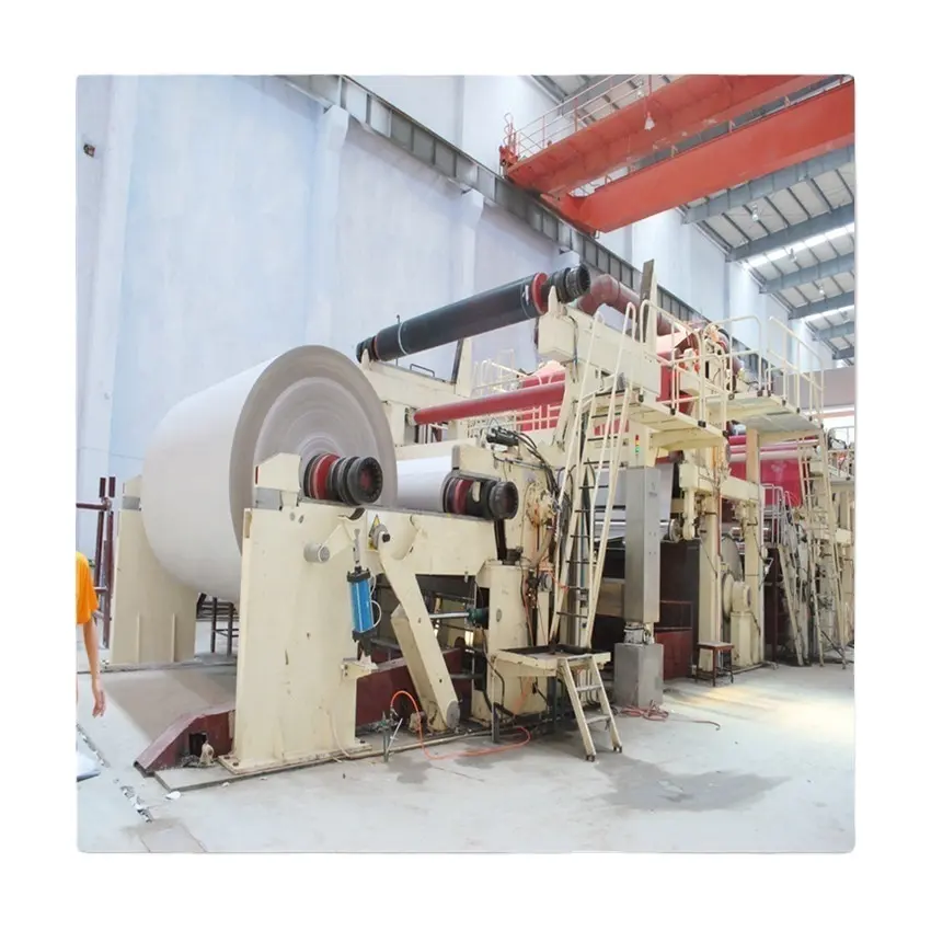 Duplex Coated White Board Paper Making Machine for High Grade Food Wrapping Box Carton Waste Recycling 150-400 GSM