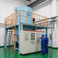 Four de traitement thermique par induction à moyenne fréquence Xirui 2500 degrés pour le frittage tungstène-molybdène, précision 1, capacité 500 kg/h