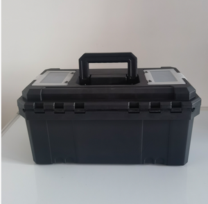 HKSF Caja de herramientas de plástico PP de 15, 18, 19 y 21 pulgadas con múltiples compartimentos y marcas personalizadas - Product Image 4