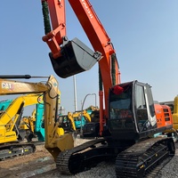 Excavadora Hidráulica Usada Hitachi ZX240 de 24 Toneladas, Máquina Pesada Usada Hitachi220 con Pocas Horas de Trabajo