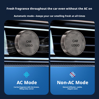 Diffuseur d'air pour voiture en cuir de qualité supérieure, personnalisé avec logo, parfum de luxe pour véhicule, longue durée, diffuseurs d'air automobiles en gros