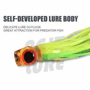 Tête en PVC de 8,5 pouces pour leurre de pêche en mer, leurre dur pour la pêche à la traîne, pour truite, marlin, thon, brochet et sandre, leurre de pêche à la traîne - Product Image 4