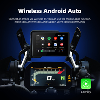 Pantalla Inalámbrica CarPlay Android Auto de 5 Pulgadas para Motocicleta, Navegación para Motocicleta, GPS Inalámbrico para Motocicleta para BMW