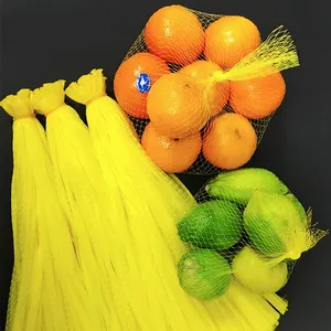 أكياس بلاستيكية صغيرة قابلة لإعادة الاستخدام لتعبئة البطاطس البرتقال والزنجبيل والفواكه والخضروات والثوم والبصل شبكة أكياس