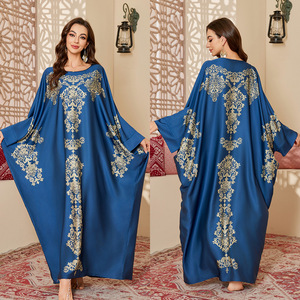 Abaya Robe à Capuche en Polyester Ornée <span class=keywords><strong>de</strong></span> Strass et <span class=keywords><strong>de</strong></span> Perles, Manches Longues, Style Dubaï, Vêtement <span class=keywords><strong>de</strong></span> Prière, Meilleure Vente au Moyen-Orient et en Afrique - Product Image 6