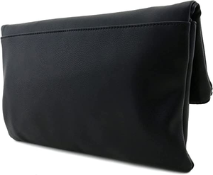 Bolso de mano tipo sobre con borlas cruzadas para <span class=keywords><strong>mujer</strong></span>, <span class=keywords><strong>Cartera</strong></span> de mano tipo sobre cruzada, con correa de cadena, elegante y portátil para noche, color negro - Product Image 2