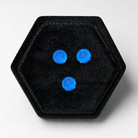 Pince d'oreille spirale extérieure pour homme, motif oiseau volant, bleu mat nacré, écologique et tendance, bleu profond, style européen-américain