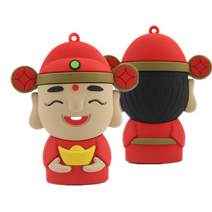 DY-001 populaire carton figure 2600mah banque de puissance pour téléphone portable style chinois dieu de la richesse banque de puissance jetable - Product Image 4