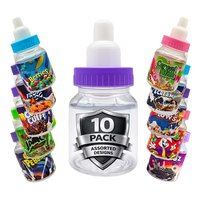 Petits contenants de rangement en plastique en forme de biberon, mini boîte cadeau pour bonbons, bijoux, bibelots, emballage pour fête