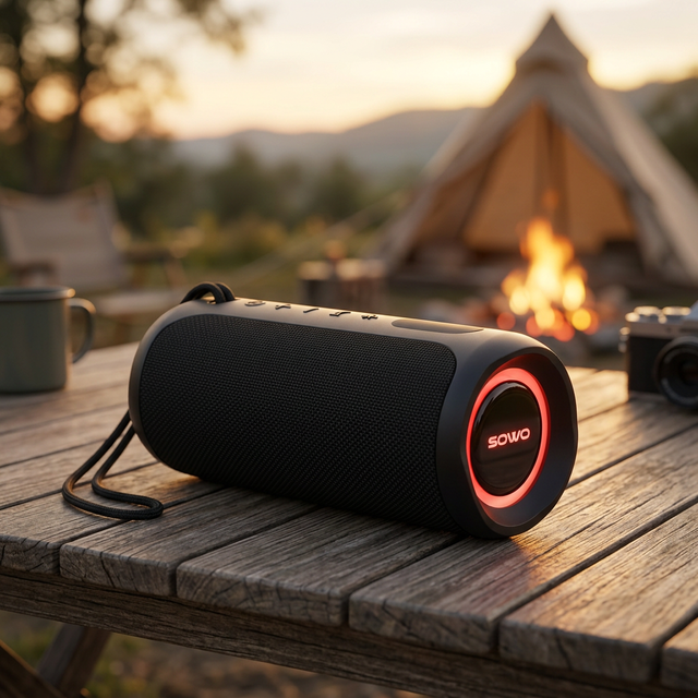 30W Powerful  Speaker Q28 IP66 Waterproof Outdoor Speaker USB Port Type-C Fast Charge LE Auracast Stereo Audio System