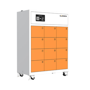 Gabinete de Intercambio de Baterías para Bicicletas Eléctricas de 12 Compartimentos, Venta al Por Mayor de Fábrica, Protección Contra Incendios, Monitoreo Remoto OTA en la Nube - Product Image 1