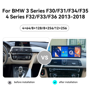 12.3 ''Carplay Para BMW Série 3 F30F31F34F35 Série 4 F32F33F36 2013-2016 Ultrafinos Android13 Rádio Do Carro Sem Fio Tela Multimídia - Product Image 2