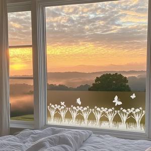 Custom PVC Printable <span class=keywords><strong>Static</strong></span> Cling Glass Window Film Removível Matte Vinyl Adesivos Fosco Filme Home Decalques Poster Materiais - Product Image 2