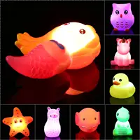 Мигающий светодиодный плавающий светящийся в форме русалки Игрушки для ванны для детей душевая Ванна игра