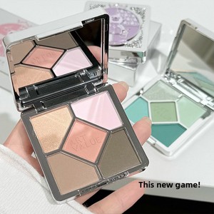 Bán buôn 5 màu Sweatproof <span class=keywords><strong>Eyeshadow</strong></span> Palette ánh sáng lung linh tự nhiên bóng mắt <span class=keywords><strong>Pallet</strong></span> cho xây dựng thương hiệu nhỏ <span class=keywords><strong>Eyeshadow</strong></span> Palette - Product Image 2