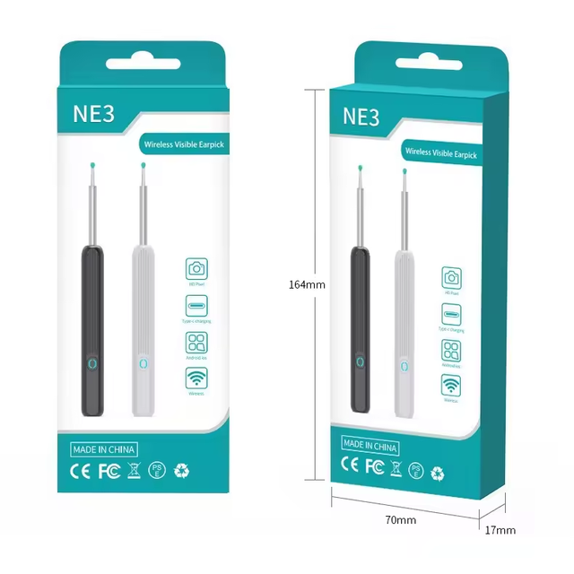 2024 New Hot Trending Portable LED Lights Smart Wireless Visual Ear Cleaner With Camera Hand-Held Ear Wax Cleaner