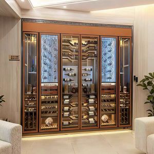 Armadio <span class=keywords><strong>per</strong></span> Vini in Acciaio Inox a Temperatura Costante e Porta Sigari Personalizzato, Arredamento <span class=keywords><strong>per</strong></span> Casa Modello 002 Aoleidun Prodotto a Guangdong - Product Image 4
