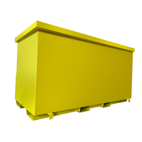 Conteneur de recyclage scellé pour déchets de café et de boissons, fabriqué en Chine, pour station de transfert de déchets compressés