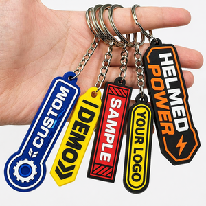 Global Supply Soft Plastic Silicone 2D 3D Keychains Wholesale Keychain Pvc Rubber Promotion <b>Key</b> <b>Chain</b> - Product Image 4