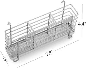 Robust Rost Beweis 304 Edelstahl Trocknen Rack Korb Halter mit Haken <span class=keywords><strong>3</strong></span> Unterteilt Fächer - Product Image 6