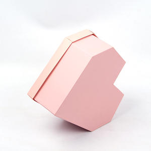 Juego de caja de flores en forma de corazón especial tridimensional Embalaje de piel de tres piezas para flores Cubo de abrazo Caja de regalo Caja de recuerdo - Product Image 4