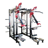 Équipement de fitness commercial Entraîneur multifonction Smith Machine Multi Power Rack pour salle de sport