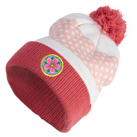 Bonnet Jacquard 100 % Acrylique de Haute Qualité 2026 en Gros, Bonnet Tricoté Brodé avec Logo Personnalisé et Pompon