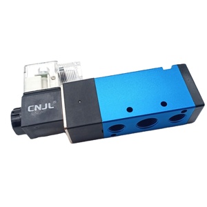 Vanne solénoïde pilotée CNJL Airtac 5/2 5/3 voies en aluminium fileté pour air 220V/110V/24V DC12V 40m avec filtre, garantie 1 an - Product Image 1