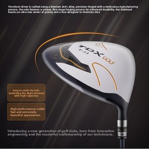 Ensemble complet de clubs de golf professionnels, fers, bois, hybrides, tiges en carbone, tête en titane et acier inoxydable, caoutchouc, pour hommes droitiers - Product Image 4