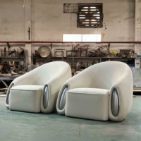 Luxus Einzels ofa Hochwertige Samt Polster Couch Sessel für Home Hotel Holz Stoff Set für Hall Sofas Akzent Stühle
