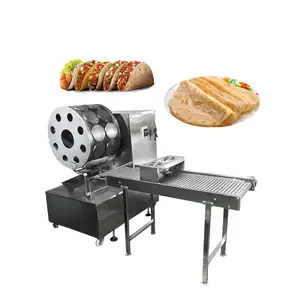 Elektrikli ısıtma injera yapma makinesi otomatik yufka pita ekmek chapati yapma makinesi tortilla maker makinesi bir krep fiyat