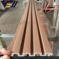 VELL Prix de gros Panneau mural en plastique PS grain de bois facile à installer 2.44m