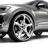Rines de Aleación de Aluminio Forjado de 2 Piezas, Diseño Cóncavo de 24 Pulgadas, Cromados, Personalizados, Compatibilidad Universal, GY Cybruck Tahoe EV, Lujosos, Nuevos