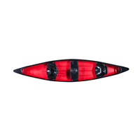 Canoë Rotomoulé 4m+ Direct Usine, Bateau de Pêche Durable pour 2-3 Personnes pour Lac et Rivière