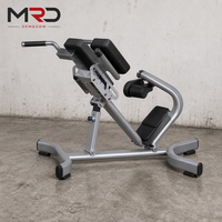 MRD Banc de hyperextension réglable et durable pour l'entraînement des fessiers, des ischio-jambiers et du renforcement du tronc, 60 kg, pour la maison