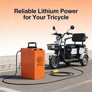 โรงงานผลิตแบตเตอรี่ LiFePO4 60V 50Ah ทนทานและเป็นมิตรกับสิ่งแวดล้อม พร้อมระบบ BMS ในตัว สำหรับรถ EV <span class=keywords><strong>2</strong></span> ล้อและ <span class=keywords><strong>3</strong></span> ล้อ - Product Image 1