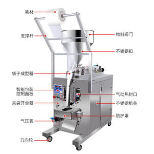 Líquido automático Vertical comercial de 10-1000ML para máquina de envasado para bolsas de alimentos Nueva alta eficiencia - Product Image 2