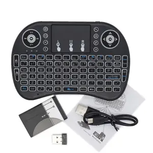 KSW Customize Android Useful Multicolor Wireless USB Magnetic Remote Control Smart TV BOX Backlight i8 Touchpad MINI Keyboard