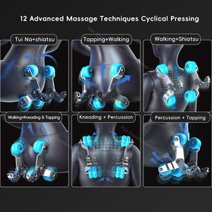 2025 Luxus Spa 4D Zero-Gravity Elektrischer Tragbarer <span class=keywords><strong>Shiatsu</strong></span>-Büro-Massagesessel Liege Salonbett für Ganzkörpermassage - Product Image 4