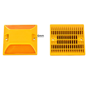 Señalizadores Reflectantes de Carretera de Plástico ABS Amarillo, de Una o Dos Caras, para Carreteras Urbanas - Product Image 2