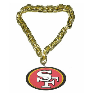 Factory Wholesale Sports Gifts Gold Chain Custom Logo Size Men Gold Eva Foam Home Run Chain 3D Fan Chain Foam Necklace For Team