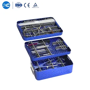 Kit de cirugía General para veterinario, Set de instrumentos ortopédicos básicos para reducción de Forceps, tijeras y roturas