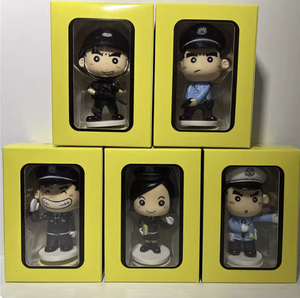 Figuras de Acción de PVC de la Policía, Serie 'Pequeños Policías', Set de Soldados, Accesorios Creativos para Coche y Escritorio, Modelos de Anime para Niños - Product Image 4