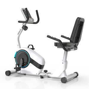 Bicicleta de Ejercicio Reclinada con Resistencia Magnética Ajustable, Bicicleta de Fitness para Interiores con Respaldo para Entrenamiento en Casa - Product Image 2