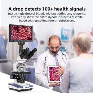 Microscopio de Campo Oscuro Profesional Murzider MSD1012, Analizador de Células Sanguíneas, Prueba de Lípidos en Sangre con Una Sola Gotilla - Product Image 4