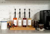 Fabricant de qualité alimentaire 500ml 750ml boisson jus café vin distributeur de sirop bouteille en verre à pompe noire