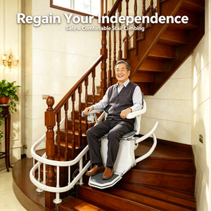 <span class=keywords><strong>Silla</strong></span> Salvaescaleras Eléctrica Plegable <span class=keywords><strong>con</strong></span> Batería, Motorizada, para Uso Hospitalario y Doméstico, Asistencia para Personas Mayores - Product Image 2