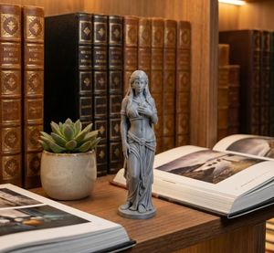 Estatua en Miniatura de Diosa Impresa en 3D, Figura de Personaje Mitológico Antiguo, Decoración Personalizada para el Hogar, Modelo de Juego de Mesa de Fantasía - Product Image 3
