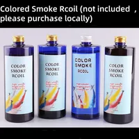 Kit de pompe à fumée pour avion RC Vortex Jet, système de tuyau en acier, pompe de réservoir de carburant, tête de buse de pulvérisation de fumée pour moteur à essence