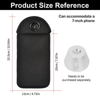 Pochette de téléphone verrouillable, blocage du signal, verrou magnétique, sac de téléphone portable verrouillable, pochette de téléphone portable verrouillable, épingle de sécurité cachée, antivol